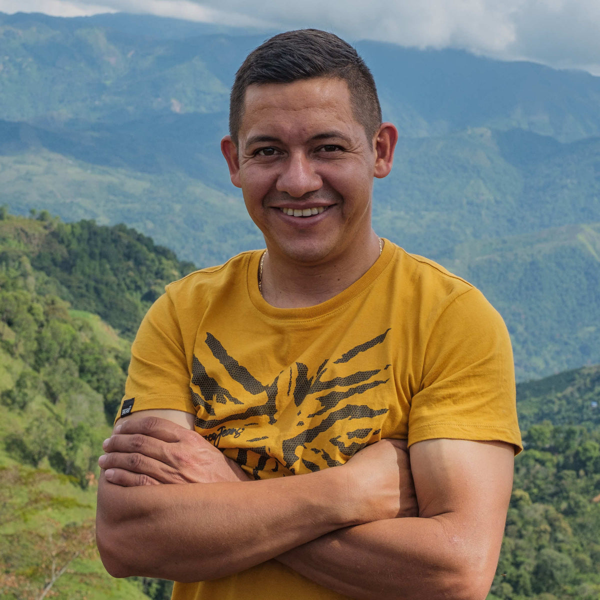 Jorge Rojas Vasquez auf seiner Farm La Roca
