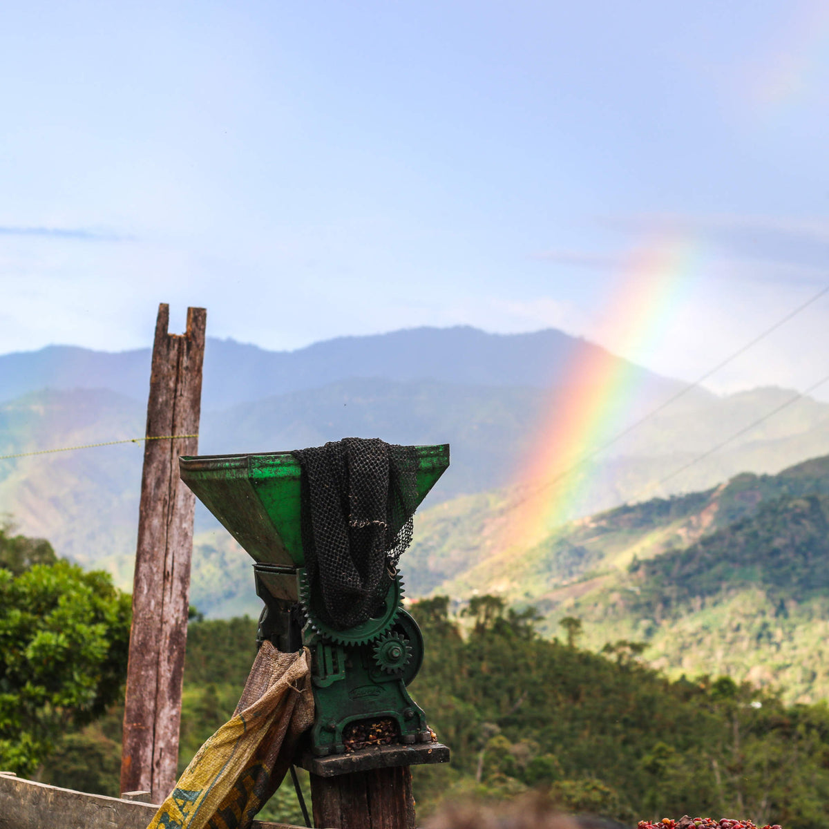 Eine Dry Mill in Peru.