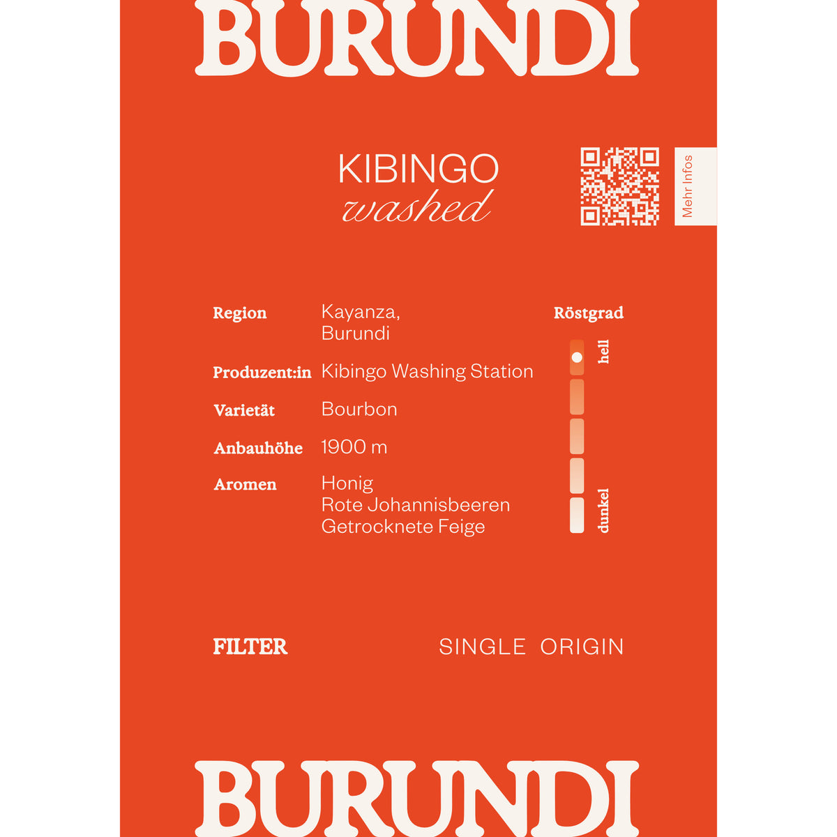 BURUNDI Kibingo Filterkaffee