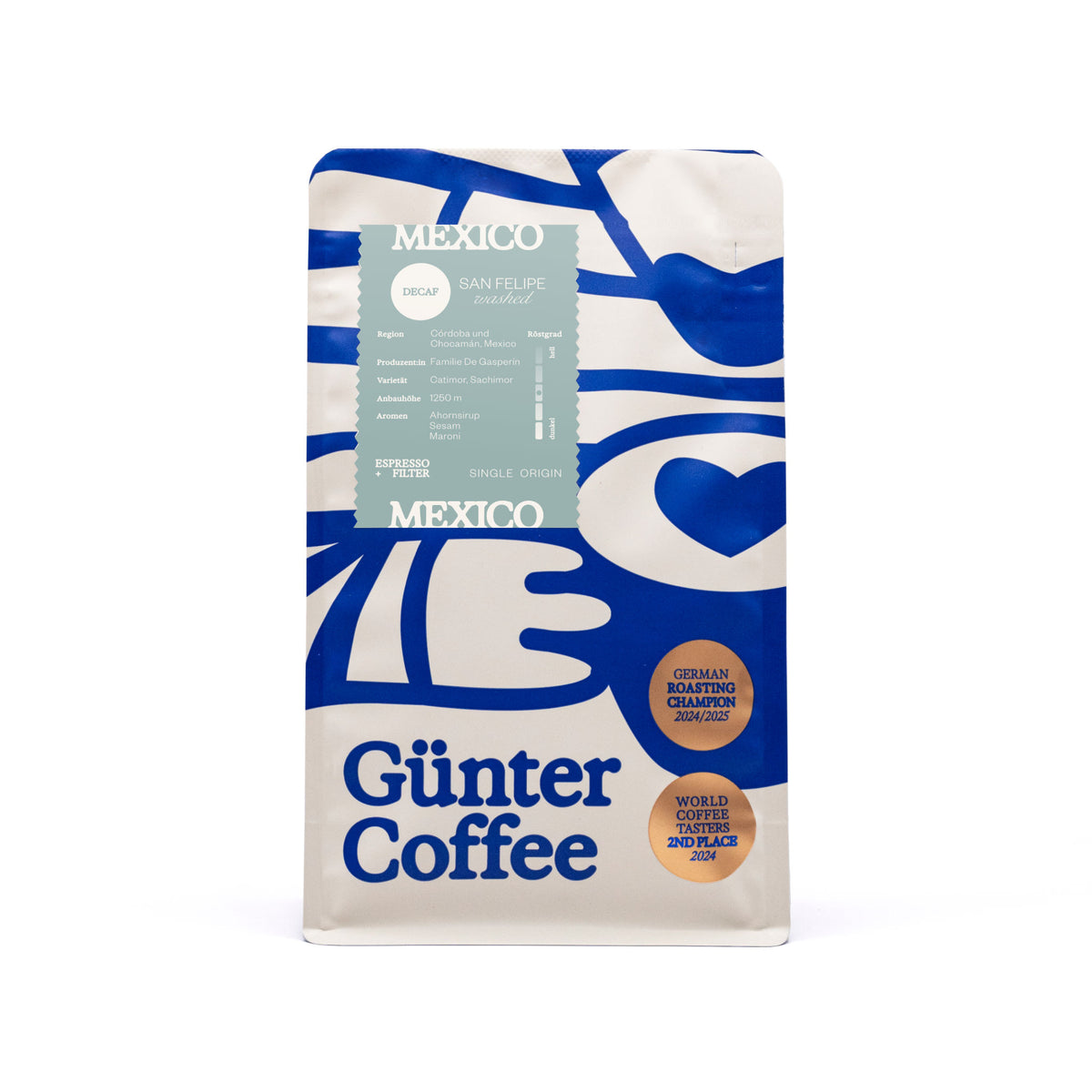 Verpackung Mexico San Felipe Decaf